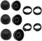 Alriedy Samsung Galaxy Buds FE Ohrstöpsel, 5 Paar Silikon Ohrflügel Für Samsung Earbuds FE, Anti-Rutsch Ersatz-Ohrstöpsel Mit Staubschutznetz, Wiki Silikon Ohrstöpsel Galaxy Buds Ersatzteile