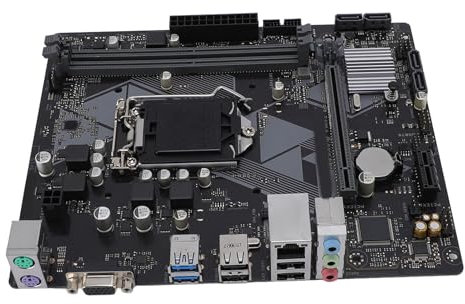 H310M F R2.0 Motherboard for LGA 1151 9th 8th Gen Core 14nm CPU Processors, Double Channel DDR4, PCIe 3.0, Up to 2933MHz DDR4, 6 Serial ATA III Ports