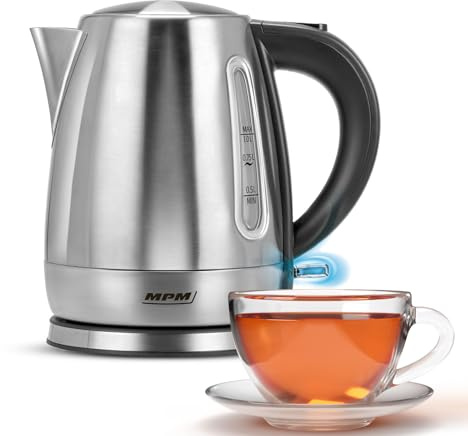 MPM 1 liter Wasserkocher MCZ-118M – Schnelle Erhitzen 1630W - Energiesparend mit Wasserstandsanzeige