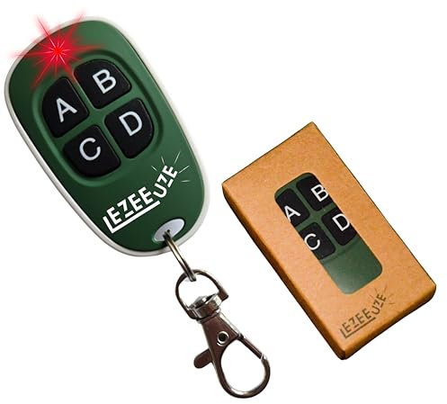 Telecommande Universelle Portail - Telecommande Portail - Bip Portail - Télécommande copieuse - telecommande Garage - Code Fixe 433.92 MHz - Compatible Novoferm Novotron 502 - Gaposa QCT4