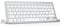 TOVARIN® Super Teclado Inalambrico Universal 2.4g Ultra Delgado | Teclado Bluetooth | Teclado Silencioso | Keyboard | Teclado Inalámbrico Español Ordenador Portátil para Pc | Color Blanco