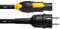 CORDIAL Kabel PowerCON IP65 True1 - Schuko 1,5 m Stromkabel Powercon True1 Titanex
