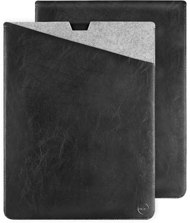 WALNEW Hülle für 12.4 Zoll Microsoft Surface Laptop Go, Surface Pro 9/8/7/6/5/4/3 Schutzhülle mit Zwei-Taschen-Design, Laptophülle Schutztasche Sleeve mit Geschütztem Inneren und Externem Mousepad