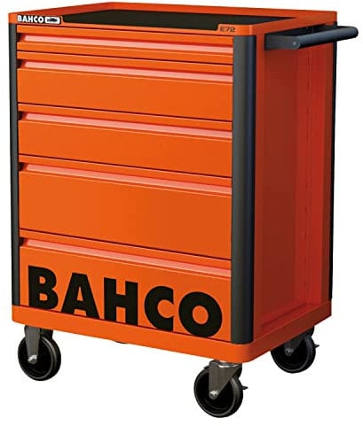 Bahco Stahl Rollenschrank 5 Schubladen mit Rollen, 965mm x 693mm x 510mm