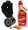 Kit tagliando 2L Castrol 5W40 filtro olio aria originale candela NGK CR8EKB