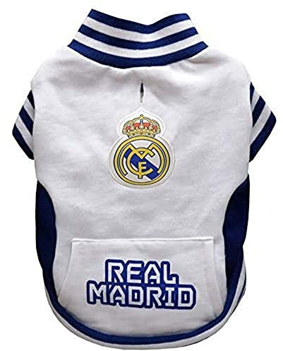 Real Madrid CF Hundepullover, Größe XXS, offizielles Produkt (CyP Brands)