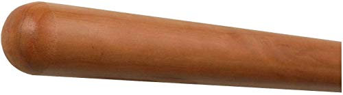 TIBU Kirschbaum Holz Treppe Wand Handlauf/Geländer/Rundholz/Stange/Griff lackiert 42 mm mit bearbeiteten Enden ohne Handlaufhalter 4400 mm / 440 cm / 4,4 m Enden Halbkugel gefräst