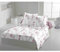 Home Passion | Parure de Draps - 3 Pièces | 100% Coton - 57 Fils | 2 Personnes - 240x300 cm | Pompadour Blanc & Vieux Rose