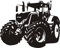 Wandaufkleber: 'FENDT Aufkleber' – Traktor //Farbe und Größe (Rot - 450 mm x 380 mm)