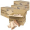 Brennholz Kaminholz Holz Eiche 5-500 kg Für Ofen und Kamin Kaminofen Feuerschale Grill Feuerholz Holzscheite Wood 25 cm kammergetrocknet flameup, Menge:120 kg