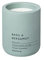 blomus Duftkerze -FRAGA- aus Beton | Farbe Pine Gray | Duft Basil & Bergamot | Ø9 x 11H cm | 100% nachhaltiger Sojawachs