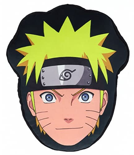 NARUTO SHIPPUDEN - Coussin 3D Naruto - 100% Polyester - Noir