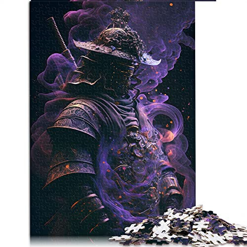 1000 Teile Puzzles für Erwachsene Mysterious Samurai Puzzle für Erwachsene Papppuzzles Puzzles für Kindergeschenke (Größe 26x38cm)