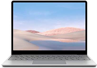 Microsoft Surface Laptop Go 12.4 Touch QHD Intel i5 1035G1 SSD 64 GB Ram 4 GB, Grigio Platino Windows 10 Home (Ricondizionato)