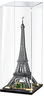 Acryl Vitrine Box Für Lego 10307 Eiffel Tour Konstruktionsspielzeug, Acryl Vitrine, Staubdichte Aufbewahrungsbox Präsentationsbox Für Minifiguren Spielzeug Sammlung (60 * 60 * 155Cm) 2mm