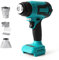 Warmfunn Pistola ad aria calda a batteria, per batteria Makita 18 V, pistola ad aria calda per pellicola in vinile, tubo termoretraibile, 3 ugelli, 2 temperature 550°/300° (senza batteria) (A)