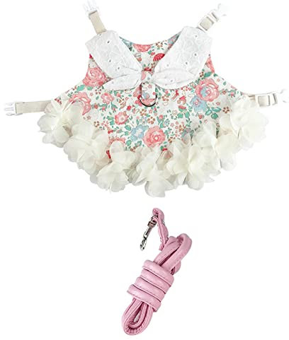 Colcolo Niedliches Kaninchen-Geschirr für Kleintiere - Bequemes Zubehör für Meerschweinchen, Chinchilla und Ratten