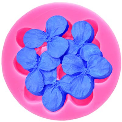 Zerodeko Hortensien Silikon Backform Fondantform Rosa Umweltfreundlich Antihaftbeschichtet Selbstgemacht Kuchen Schokolade Für Party Dekoration