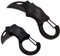 Petit couteau de poche, couteau coupe-boîte avec lame de 1.34 pouces en acier inoxydable, mini couteau pliant EDC gadgets pour la vie de tous les jours, grand cadeau pour les hommes (noir)