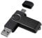 Yaxiny USB C Flash Drive 8GB 1 Pieces, OTG USB C Pen Drive, USB 3.0 and USB C Flash Drive, Type C Memory Stick for USB A+USB C Android Smartphone Metal Black