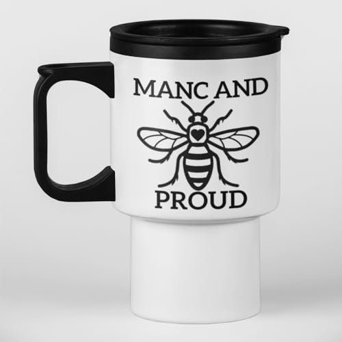 Manchester Bee Travel Mug- Manc and Proud