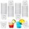 Gute Lot de 100 verres à liqueur en plastique de 50 ml - Réutilisables - Pour anniversaire, dégustation, fête, mariage