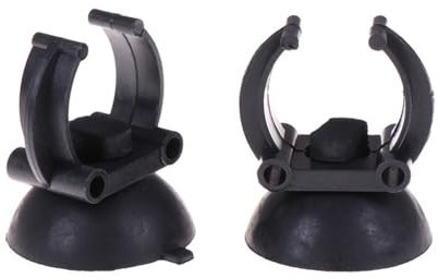 PULABO 2 pezzi acquario ventosa ventosa riscaldamento ventosa clip titolari per linea d'aria tubo di ossigeno tubo pompa ventose accessori acquario durevole