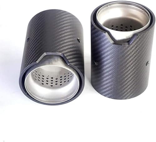 REMAZ Endstuck Auspuff für BMW 1234 M2 F87 M3 F80 M4 F82 F83 M5 F10 M6 F12, Auspuffblenden Edelstahl Auto Endstück Endschalldämpfer Spitze Endrohrblende,B-Style