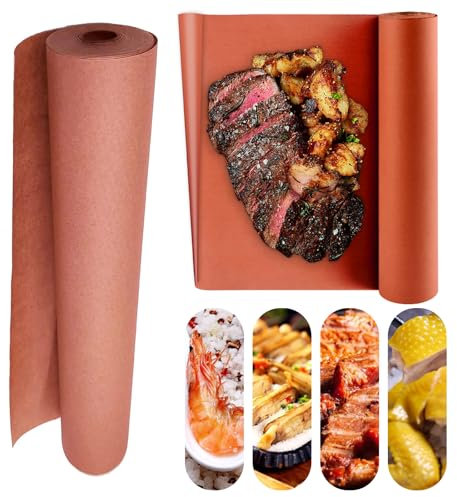 YSOOUA Butcher Paper for Smoking Meat Pink Metzgerpapier Rolle Butcher Paper BBQ 30cm x 20m Kraftpapier Rolle für Grill Smoker Fisch Fleisch BBQ Butcher Papier Grillpapier