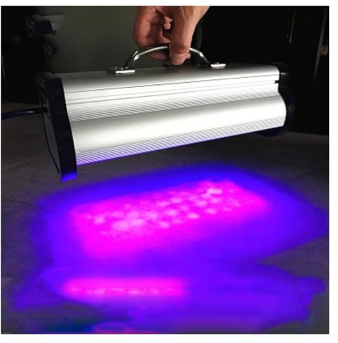 UV Lampe, 400W LED Tragbare UV-Kolloid-Härtungslampe Druckkopf Inkjet-Fotodrucker Aushärtung 395nm Cob UV-LED-Lampe(1_395nm)