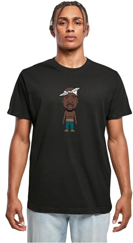 Mister Tee Herren LA Sketch Tee Black, S