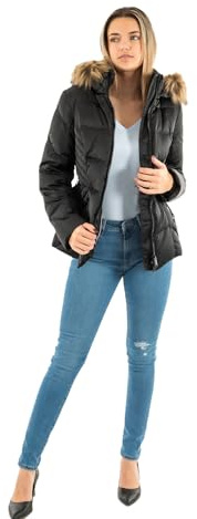 GUESS Damenjacke Gr. XXL, Schwarz, Schwarz , XXL
