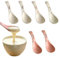 Suppenlöffel,Counius 6 Stück Keramik Chinesische Löffel, Retro Muster Ramen Löffel, Aus Keramik Suppenlöffel Asiatische Suppenlöffel Chinesische Suppenlöffel,für Müsli Pho Wonton Porridge