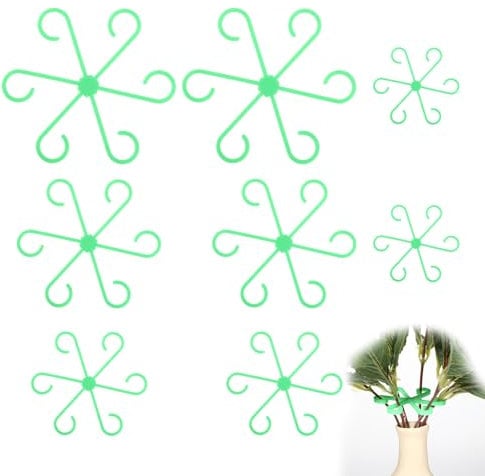 8 Stück Pflanzenstütze Staudenhalter Pflanzenhalter Kletter Blumen Pflanzenstützen, Blumenstütze, Rankhilfe, Pflanzen Stütze Kletterhilfen für Zimmerpflanzen Blume, Hortensien, Monstera Pflanzen