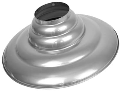Milageto Kaminabzug für Grill und Kaminbetrieb, Silber