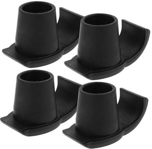 FOMIYES 4 Stück Rutschfeste Gehhilfen Gleiter Aus Robustem Material Universell Passend Für Faltbare Rollatoren Seniorengerechtes Zubehör Für Mobilität Und