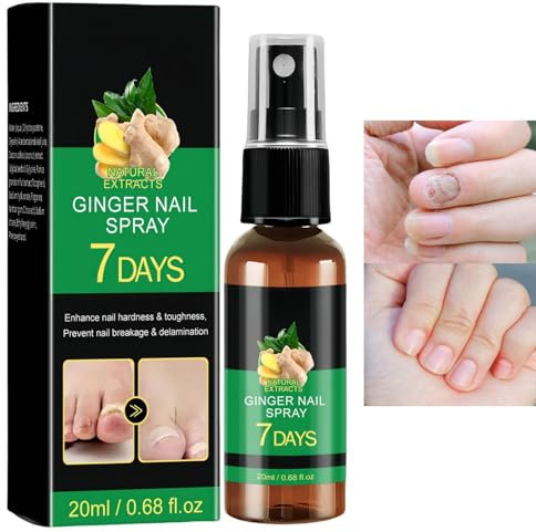 7 Days Nail Fungus Treatment,Ginger Nail Treatment,Fungal Nail Treatment,Ginger Nail Treatment Nail Support Nail Care,Fungal Na/il Tre/atment for Toenails Extra Strong,Na/il Repair for Damaged Nails