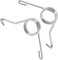Amosfun 2PCS Rear Brake Caliper Return Springs Heavy Duty Brake Pedal Spring Set for Automotive