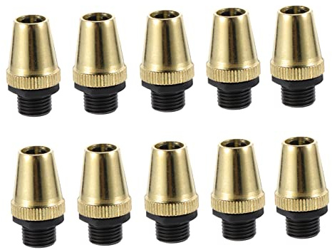 Outanaya 10 Pinces de Fixation de Cordon Suspendre Lumineuse en Fer PC Or | Verrouillage des Clips Câbles, la Tension aux Joints, Usage Plafond et Patio