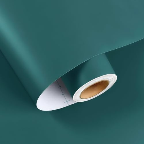 HotDecor Tapete Steinblau Dekorfolie Möbelfolie Selbstklebend Klebefolie Küche Wand Tapeten Wohnzimmer Blaue Folie für Küchenschränke Tisch Petrol Tapete Kinderzimmer Klebefolie Möbel 40cm x 200cm
