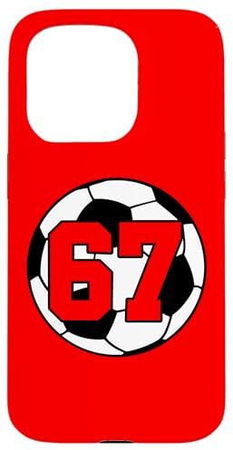 Hülle für iPhone 15 Pro Six Seven 67 Football 6 7 Lustiges Meme 6-7 Gen Alpha Slang