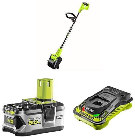 RYOBI RY18PCB-0 Patio Cleaner with Scrubbing Brush + 5ah Battery & Charger