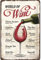 Nostalgic-Art Retro Blechschild, 20 x 30 cm, World of Wine – Geschenk-Idee für Wein-Trinker, aus Metall, Vintage Design, Blechschilder Sprüche