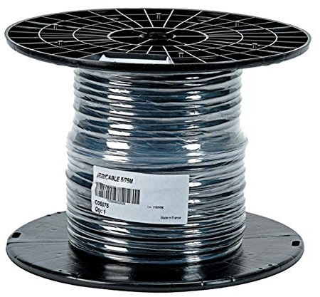 Cable eléctrico multiconductor 5 hilos 75 metros, para riego automático