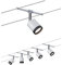 3981 Wire System TubeLED 5x4W Weiß/Chrom matt 230/12V Seilleuchte Seillampe Deckenleuchte Deckenbele