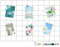 WJSX DIY Hierro Rejilla Cuadrícula Panel/Multifunción Metal Mesh Pared Foto Pared/Decoración de La Pared/Organizador Creativa 65 * 45cm (Blanco)