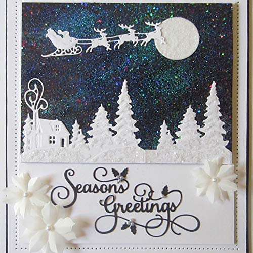 SpirWoRchlan Stanzmaschine Stanzschablone, Scrapbooking Prägeschablonen Stanzformen Schablonen Für Scrapbooking, Fotopapier, Karten, Handwerk Prägen DIY Herstellung Geburtstag Geschenk Cutting Dies