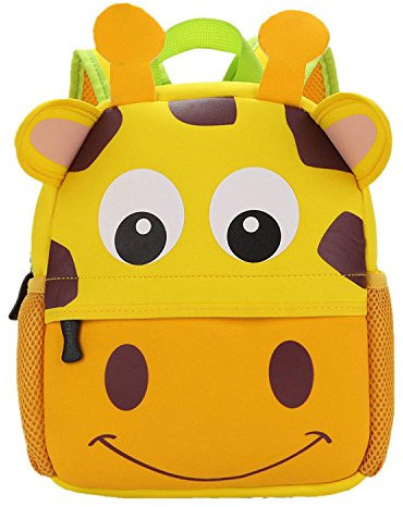 Mochila Infantil 3D Animal Mochila Escolar Toddler Kids Mochila Escolar para Niños Pequeños 1-6 años para Preescolar Jardín de Infantes Viajes Jirafa