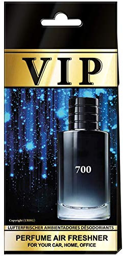VIP Lufterfrischer fürs Auto, Büro und Zuhause, 5 Stück, Verschiedene Düfte (Mixed scents), Schwarz, Hängendes Papier
