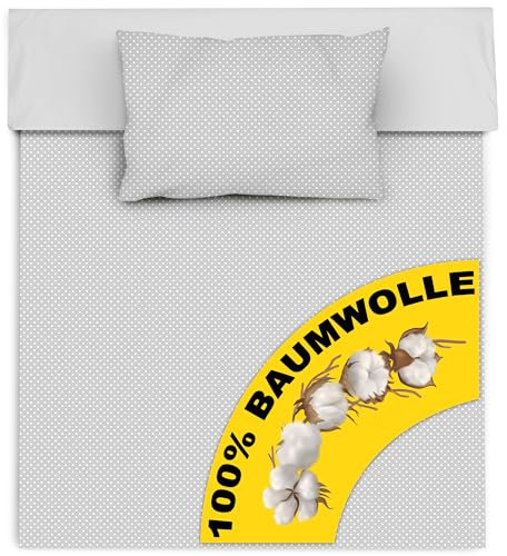 Amilian Kinderbettwäsche 100x135 Baby Bettwäsche Set Größe Babybettwäsche 135x100 mit Kissenbezug 40x60 100% Baumwolle Babybett Kinderbettwäsche 100x135 Jungen Mädchen Bettwaesche